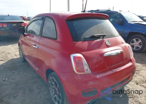 2012 Fiat 500 Sport z USA, uszkodzony, nr VIN 3C3CFFBR8CT347050